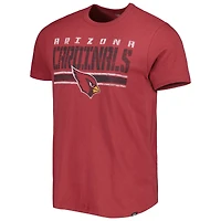 T-shirt à rayures pour homme '47 Cardinal Arizona Cardinals Team