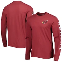 T-shirt à manches longues pour homme '47 Cardinal Arizona Cardinals Triple Threat Franklin