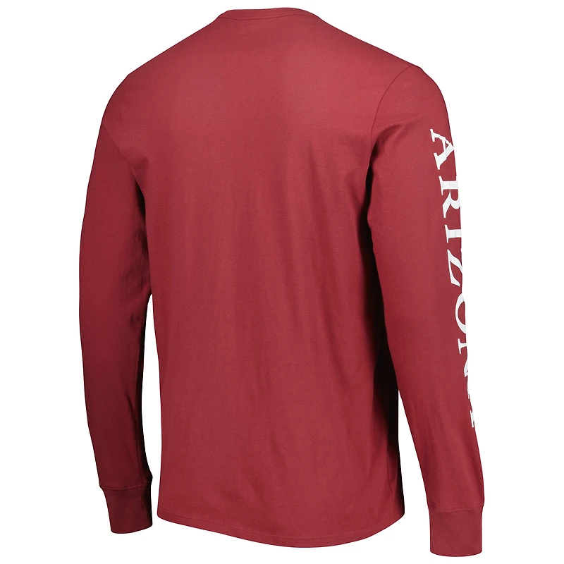 T-shirt à manches longues '47 Cardinal Arizona Cardinals Triple Threat Franklin pour homme