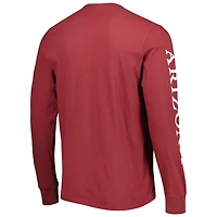 Men's '47 Cardinal Arizona Cardinals Triple Threat Franklin Long Sleeve T-Shirt
