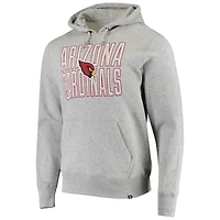 Chandail à capuchon biseauté des Cardinals de l'Arizona '47 gris chiné pour homme