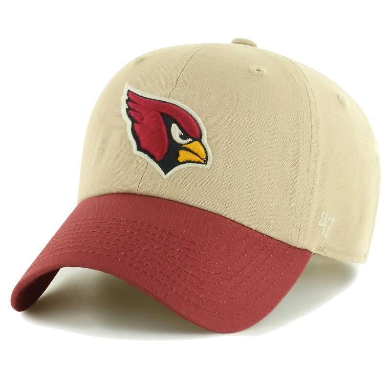 Casquette réglable '47 Kaki/Cardinal Arizona Cardinals Ashford Clean Up pour homme