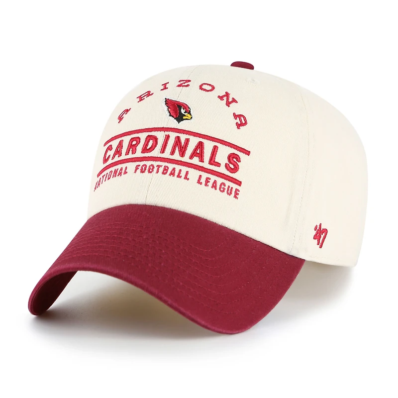 Casquette ajustable Windham Clean Up 47 Natural pour homme des Cardinals de l'Arizona