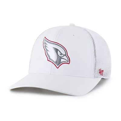 Men's '47 White Arizona Cardinals Snowball Trophy Stretch Fit Hat