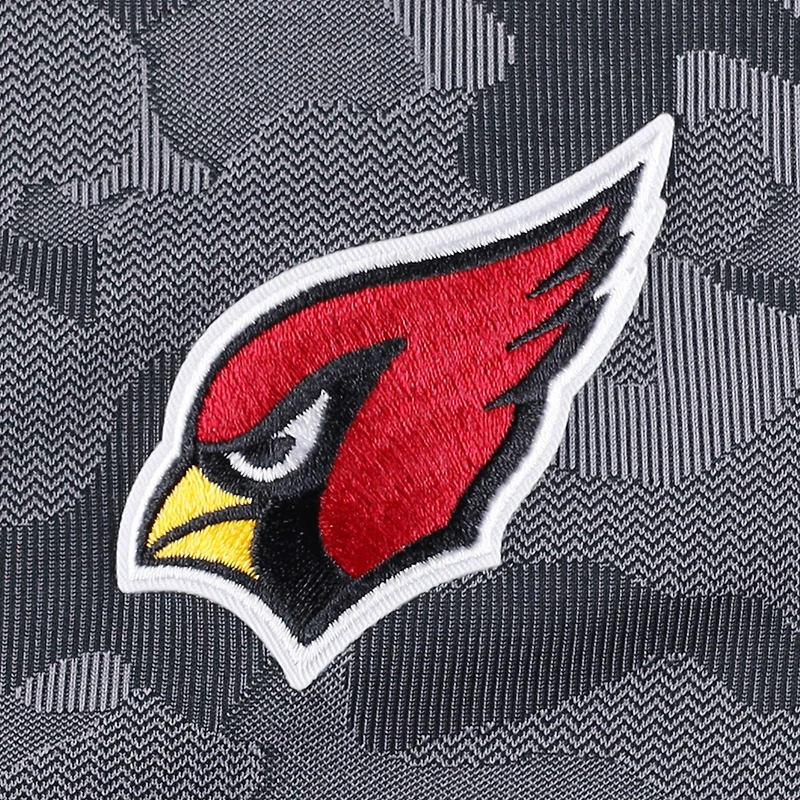 Men's Antigua Black Arizona Cardinals Brigade Quarter-Zip Sweatshirt