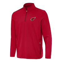 Men's Antigua  Cardinal Arizona Cardinals Perilous Quarter-Zip Pullover Top