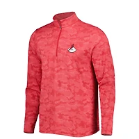 Haut à fermeture éclair quart de tour pour homme, modèle Brigade des Cardinals l'Arizona, rouge Antigua