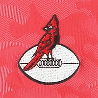 Men's Antigua Red Arizona Cardinals Brigade Throwback Quarter-Zip Top