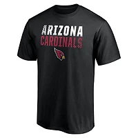 Men's  Black Arizona Cardinals Fade Out T-Shirt