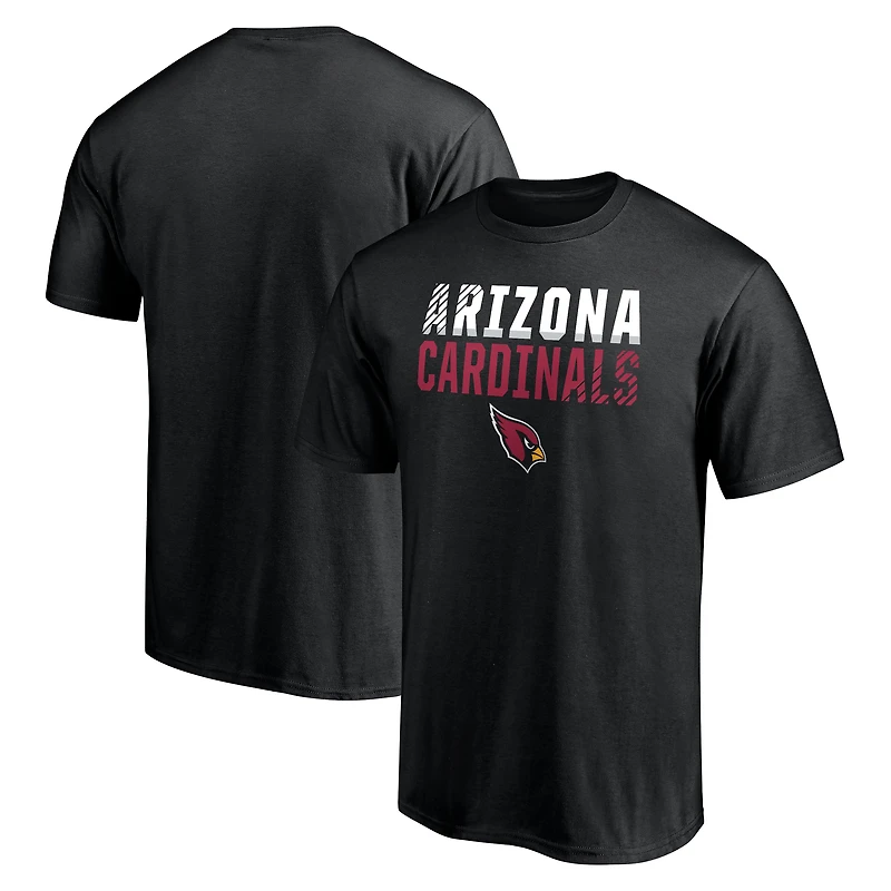 Men's Black Arizona Cardinals Fade Out T-Shirt