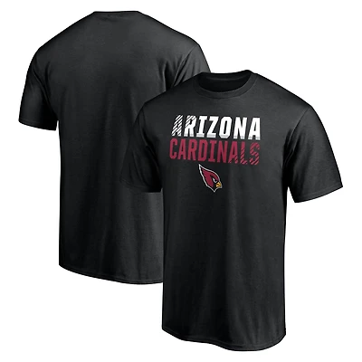 Men's  Black Arizona Cardinals Fade Out T-Shirt