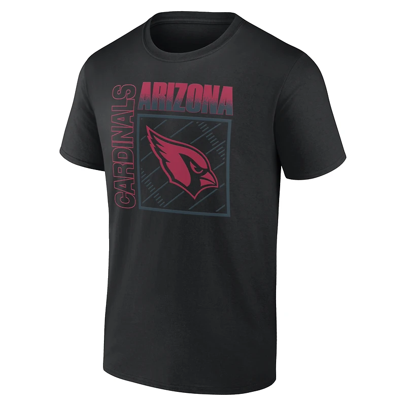 Men's Black Arizona Cardinals Home Field Pop Personalized Name & Number T-Shirt