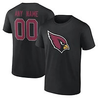 Men's Gray Arizona Cardinals Team Authentic Personalized Name & Number T-Shirt