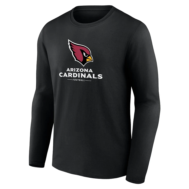 Men's Arizona Cardinals Team Lockup Long Sleeve T-Shirt
