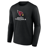 Men's Arizona Cardinals Team Lockup Long Sleeve T-Shirt