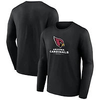 Men's Arizona Cardinals Team Lockup Long Sleeve T-Shirt