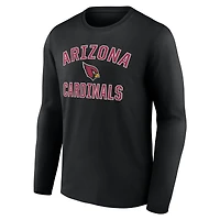 Men's  Black Arizona Cardinals Victory Arch Long Sleeve T-Shirt