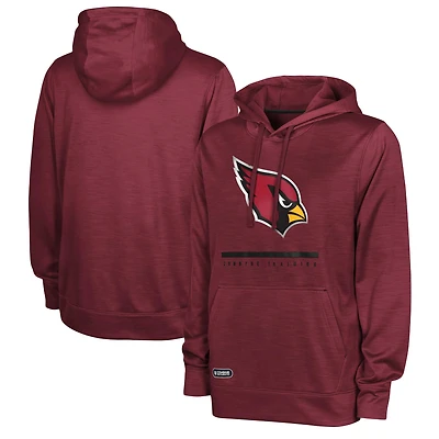 Sweat à capuche pour hommes Cardinal Arizona Cardinals Speed ​​Drill Streak