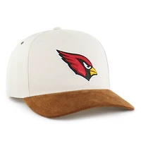 Casquette Carhartt x '47 pour homme, couleur naturelle/marron, Arizona Cardinals, modèle Relaxed Hitch, ajustable.