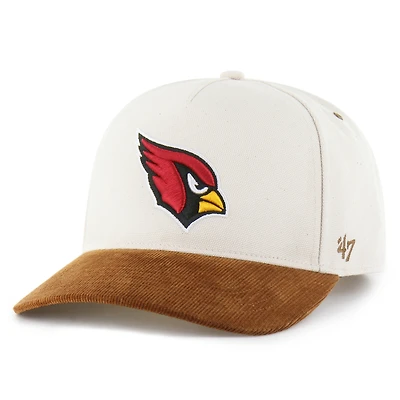 Men's Carhartt x '47 Natural/Brown Arizona Cardinals Undyed Relaxed Hitch Adjustable Hat
