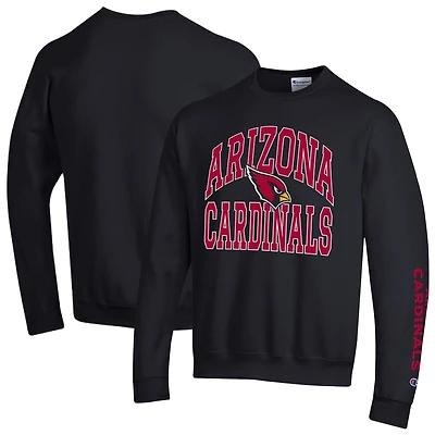 Men's Champion  Black Arizona Cardinals Powerblend Fleece Sweatshirt