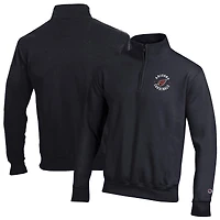 Men's Champion Black Arizona Cardinals Powerblend Quarter-Zip Pullover