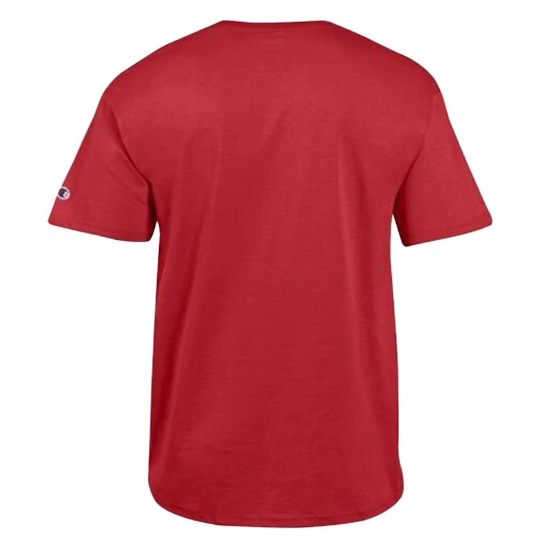 T-shirt homme Champion Cardinal Arizona Cardinals avec logo Arch Over