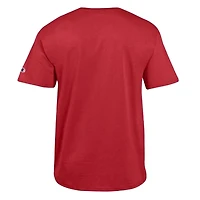 T-shirt homme Champion Cardinal Arizona Cardinals avec logo Arch Over