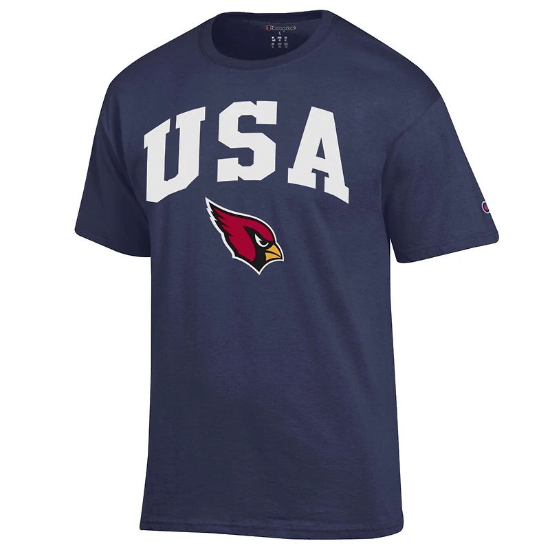 Men's Champion Navy Arizona Cardinals Americana T-Shirt