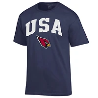 Men's Champion Navy Arizona Cardinals Americana T-Shirt