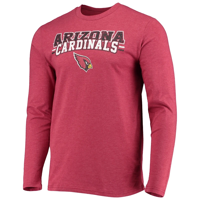 Concepts Sport T-shirt à manches longues et pantalon pour homme Noir/Cardinal Arizona Cardinals Meter