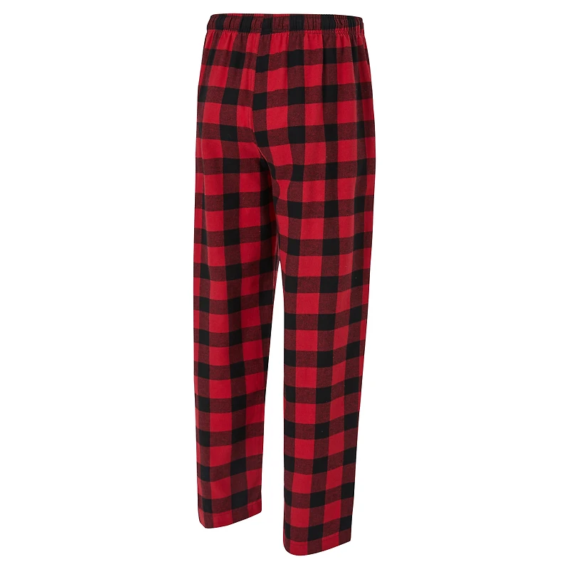 Ensemble t-shirt et pantalon en flanelle Avondale pour homme Concepts Sport Cardinal/Black des Arizona Cardinals