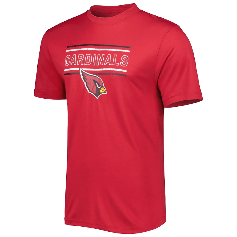Concepts Sport Cardinal/Noir Arizona Cardinals Badge Haut et pantalon Ensemble de nuit