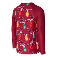 Ensemble haut à manches longues et pantalon en tricot raglan Garland des Cardinals de l'Arizona pour homme Concepts Sport