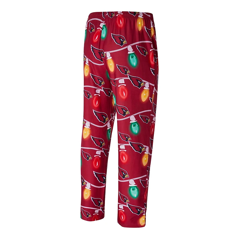 Ensemble haut à manches longues et pantalon en tricot raglan Garland des Cardinals de l'Arizona pour homme Concepts Sport