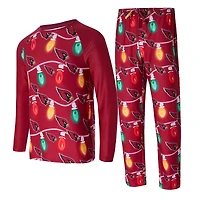 Ensemble haut à manches longues et pantalon en tricot raglan Garland des Cardinals de l'Arizona pour homme Concepts Sport