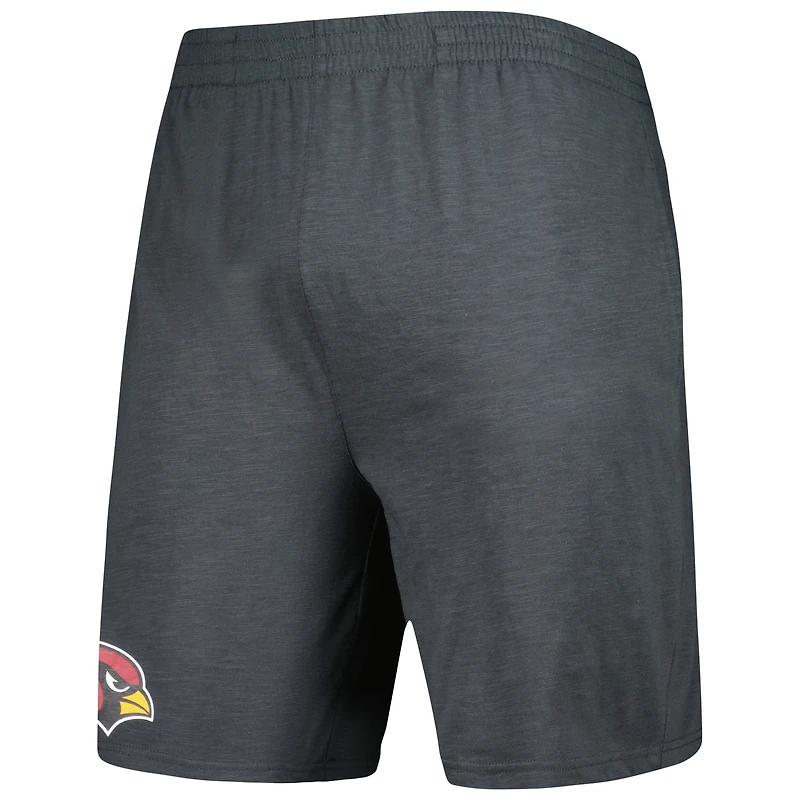 Ensemble de nuit T-shirt et short Downfield Arizona Cardinals Concepts Sport pour homme, anthracite/blanc