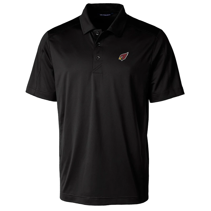 Polo extensible texturé Prospect pour homme Cutter & Buck, noir, des Cardinals de l'Arizona, grande taille