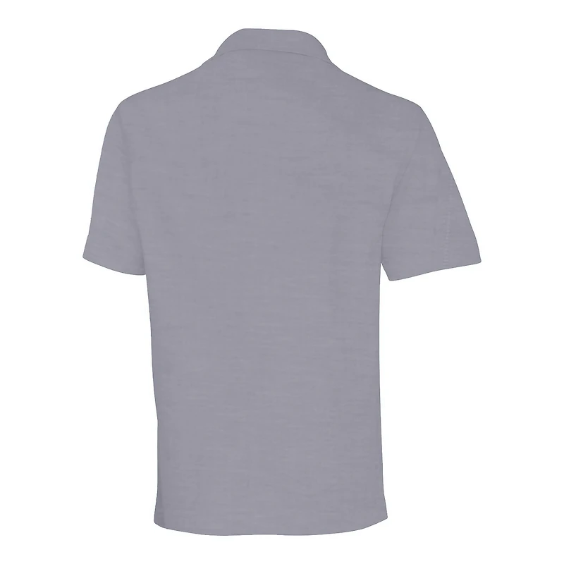 Chemise boutonnée à manches courtes et col boutonné pour homme, couleur anthracite, avec logo rétro des Cardinals de l'Arizona, coupeur buck, grande taille
