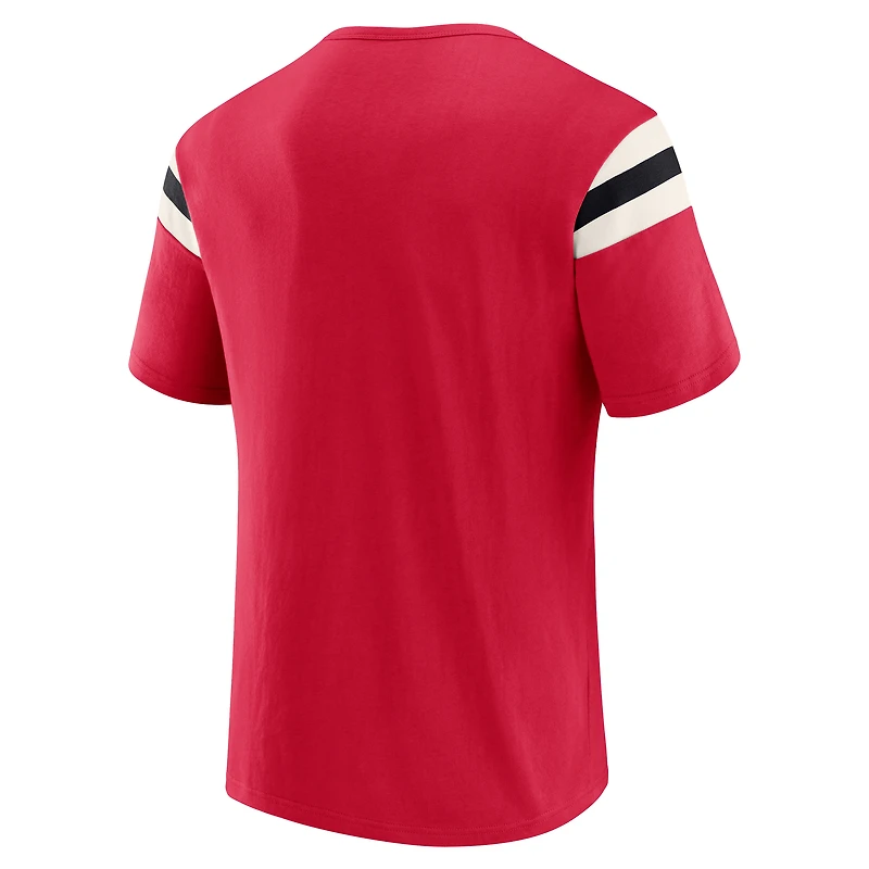 T-shirt à rayures manches de football AZCARD V110122 TEEMENSCR #1