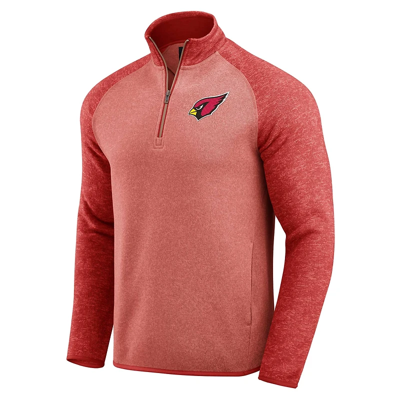 Men's Darius Rucker Collection by Fanatics Cardinal Arizona Cardinals Tonal Quarter-Zip Jacket