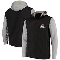 Blouson à glissière intégrale Dunbrooke Arizona Cardinals Alpha pour hommes, noir/gris