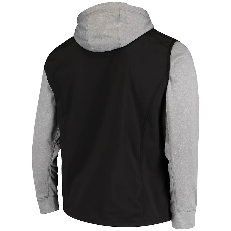 Blouson à glissière intégrale Dunbrooke Arizona Cardinals Alpha pour hommes, noir/gris