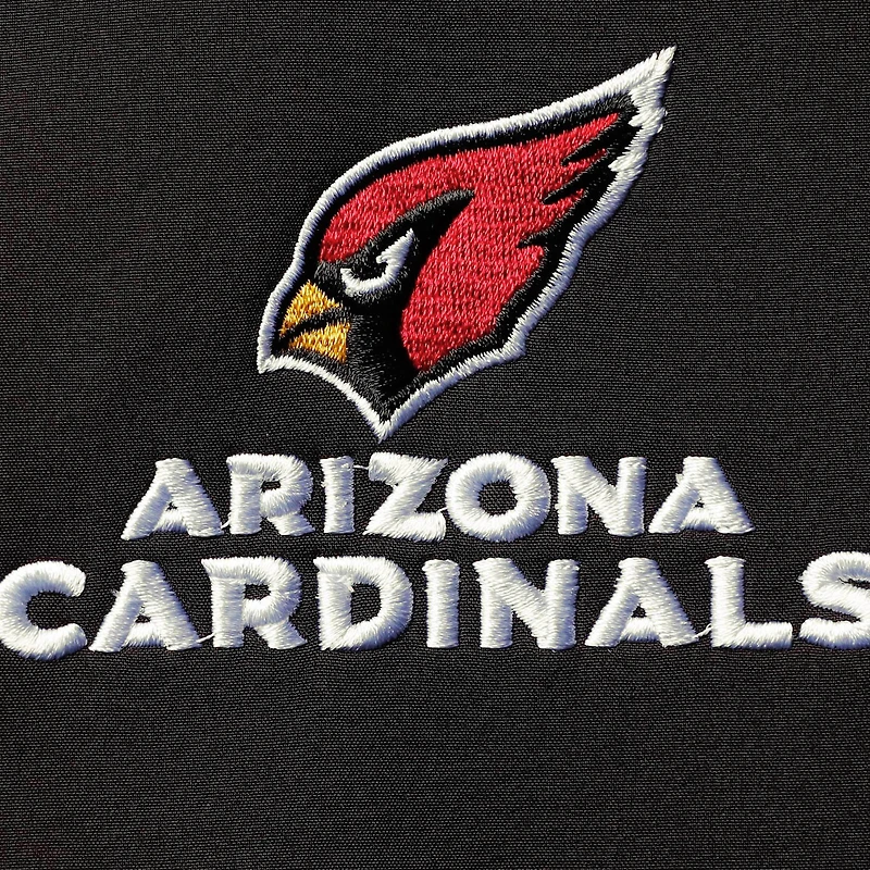 Blouson à fermeture éclair intégrale Dunbrooke Arizona Cardinals pour hommes Tailles Big & Tall Sonoma noir