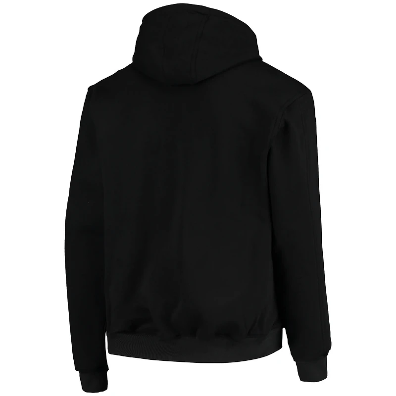 Sweat à capuche entièrement zippé doublure thermique Dunbrooke Arizona Cardinals Craftsman pour homme, noir