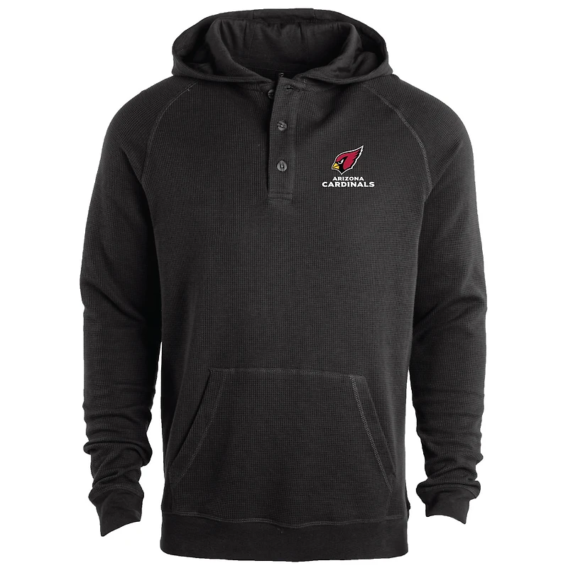 Sweat à capuche thermique Dunbrooke Black Arizona Cardinals Montana Raglan pour homme