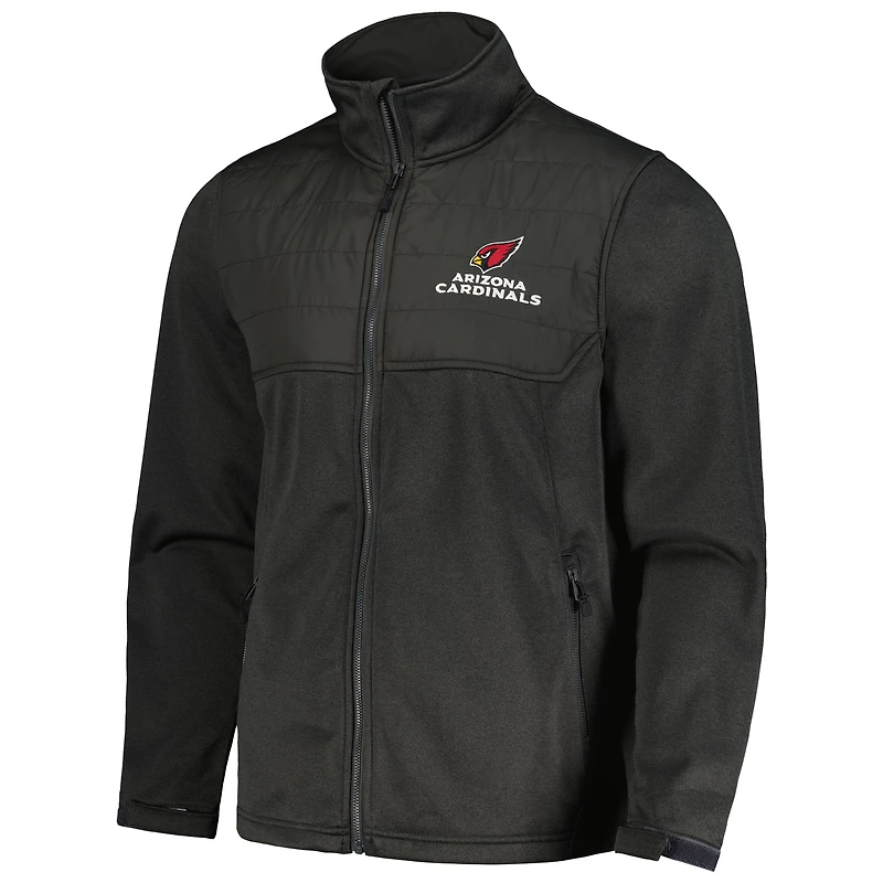 Men's Dunbrooke Heather Black Arizona Cardinals Explorer Tech Full-Zip Jacket