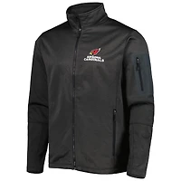 Dunbrooke Heather Black Arizona Cardinals Veste à fermeture éclair intégrale en polaire technique enduite Freestyle pour homme