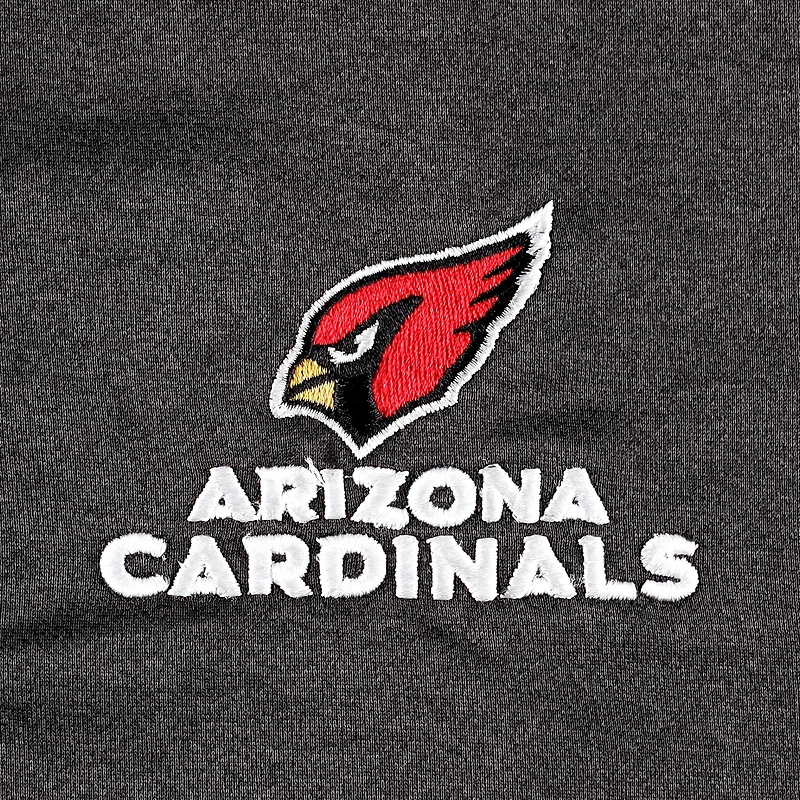 Men's Dunbrooke Heather Black Arizona Cardinals Freestyle Coated Tech Fleece Full-Zip Jacket