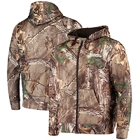 Chandail à capuchon entièrement zippé Dunbrooke Realtree Camo Arizona Cardinals Trophy Tech Fleece pour homme